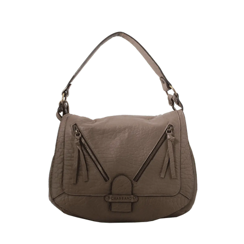 CHABRAND - Sac Porté épaule -  taupe en cuir d'agneau - sportium store