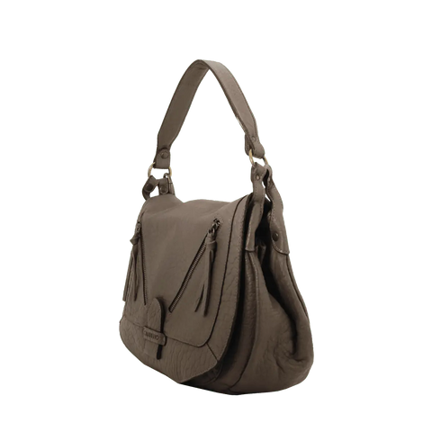 CHABRAND - Sac Porté épaule -  taupe en cuir d'agneau - sportium store