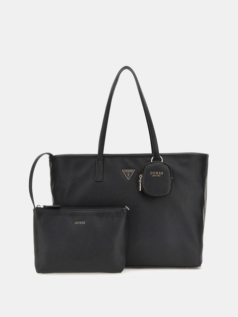 GUESS - Sac cabas Power Play pochette - Noir sportium store