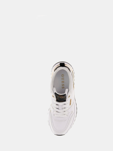 GUESS - Sneaker Kaddy Détails Logo - Blanc sportium store