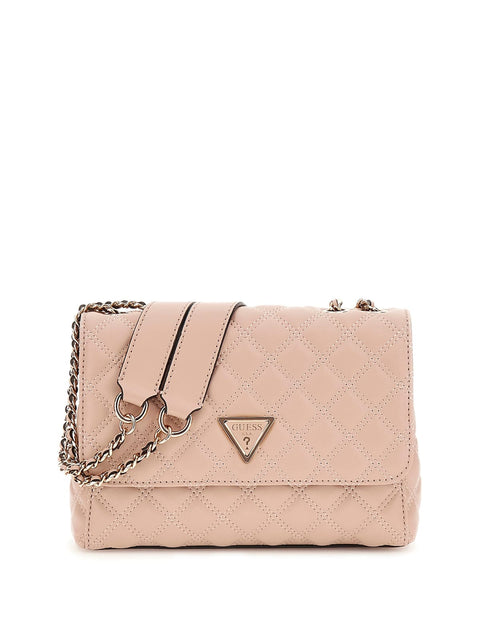 GUESS - Sac à bandoulière Giully surpiqué - Beige sportium store