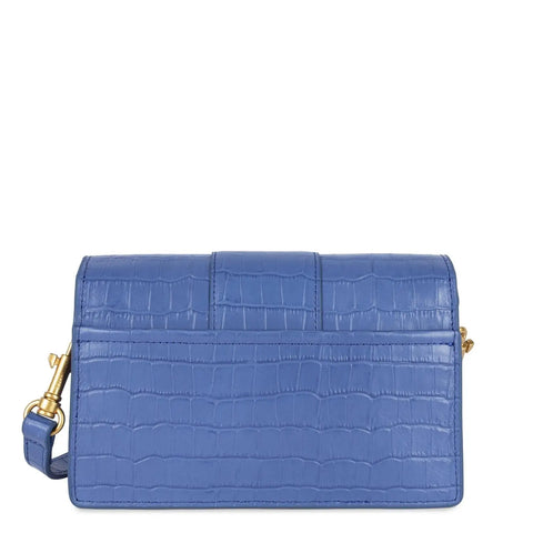 LANCASTER - Petit Sac Trotteur - CROCO ILY - bleu - sportium store