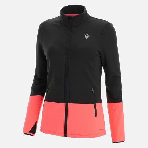 MACRON -  Sweat-Shirt - ERICA - Running - Noir Orange - sportium store