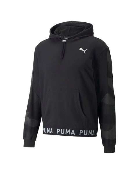 PUMA - Sweatshirt à Capuche - Manches Longues - TRAIN AOP HOODIE - Noir - sportium store