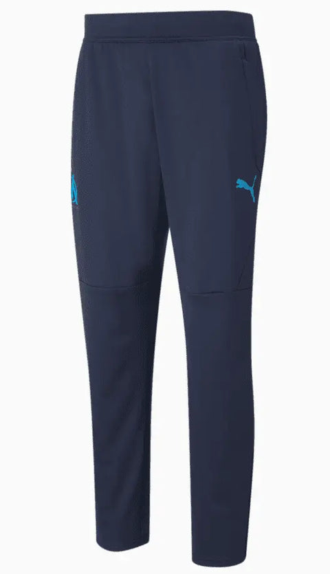 PUMA - Pantalon de Football - OM - Bleu Azur - sportium store